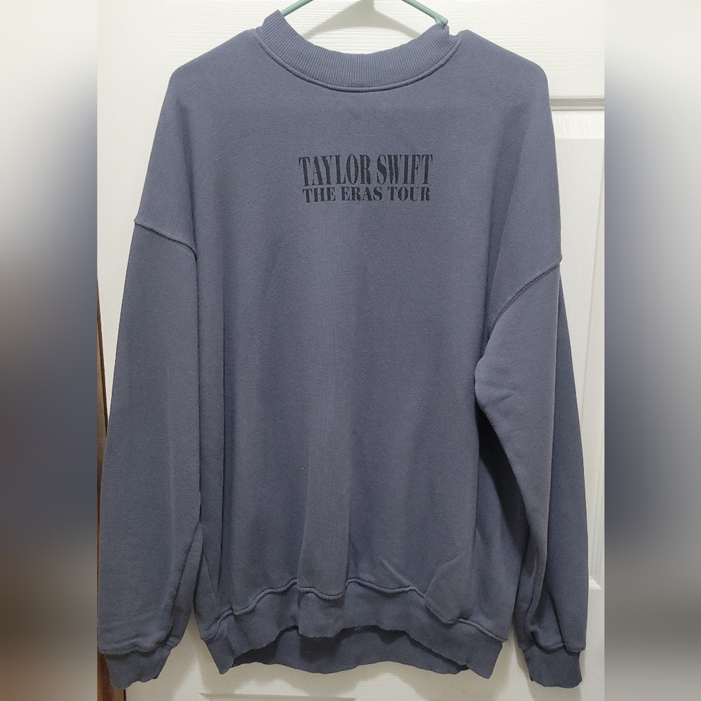 Taylor Swift Eras Tour Blue Crew Neck